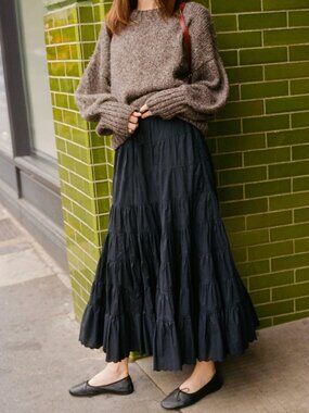 Christy Dawn Darby Skirt in Night Size M